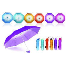 Streifen Rainbow Mini Aluminium Windproof Regenschirm (YS-3FM21083943R)